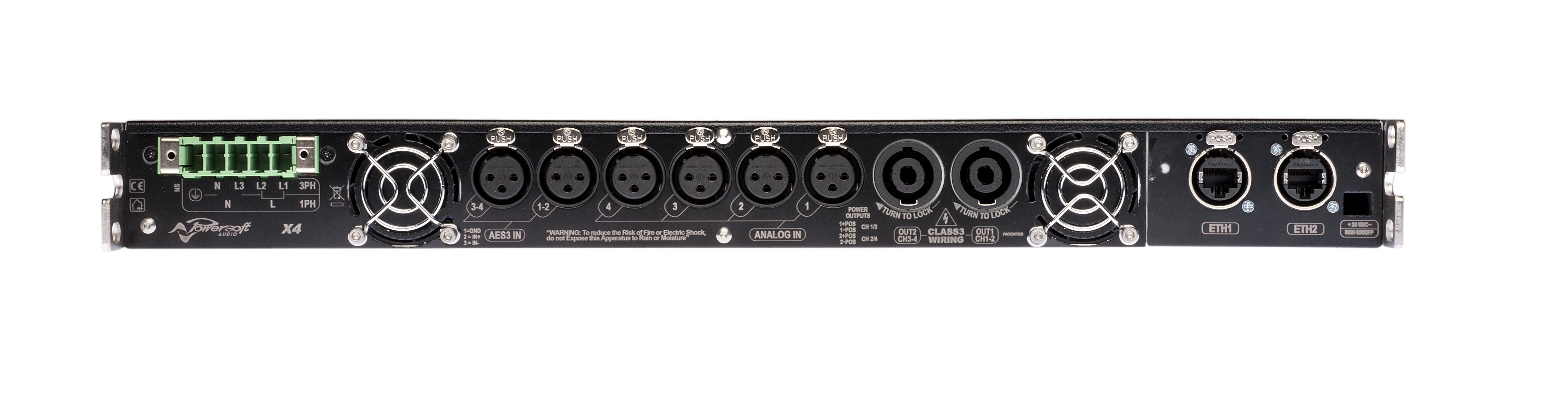 POWERSOFT X4 Amplificateur de Puissance 4 x 3000W (4Ω)