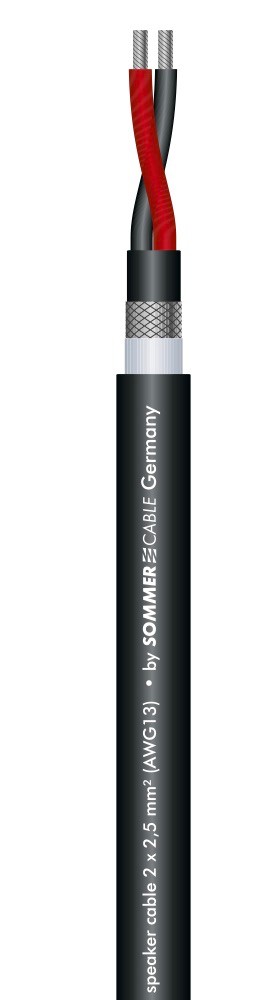 SOMMERCABLE Sc-Aqua Marinex SP225 Câble Haut-Parleur 2 x 2,5mm² PUR-SR  Ø 8,2mm — Sommer Cable GmbH