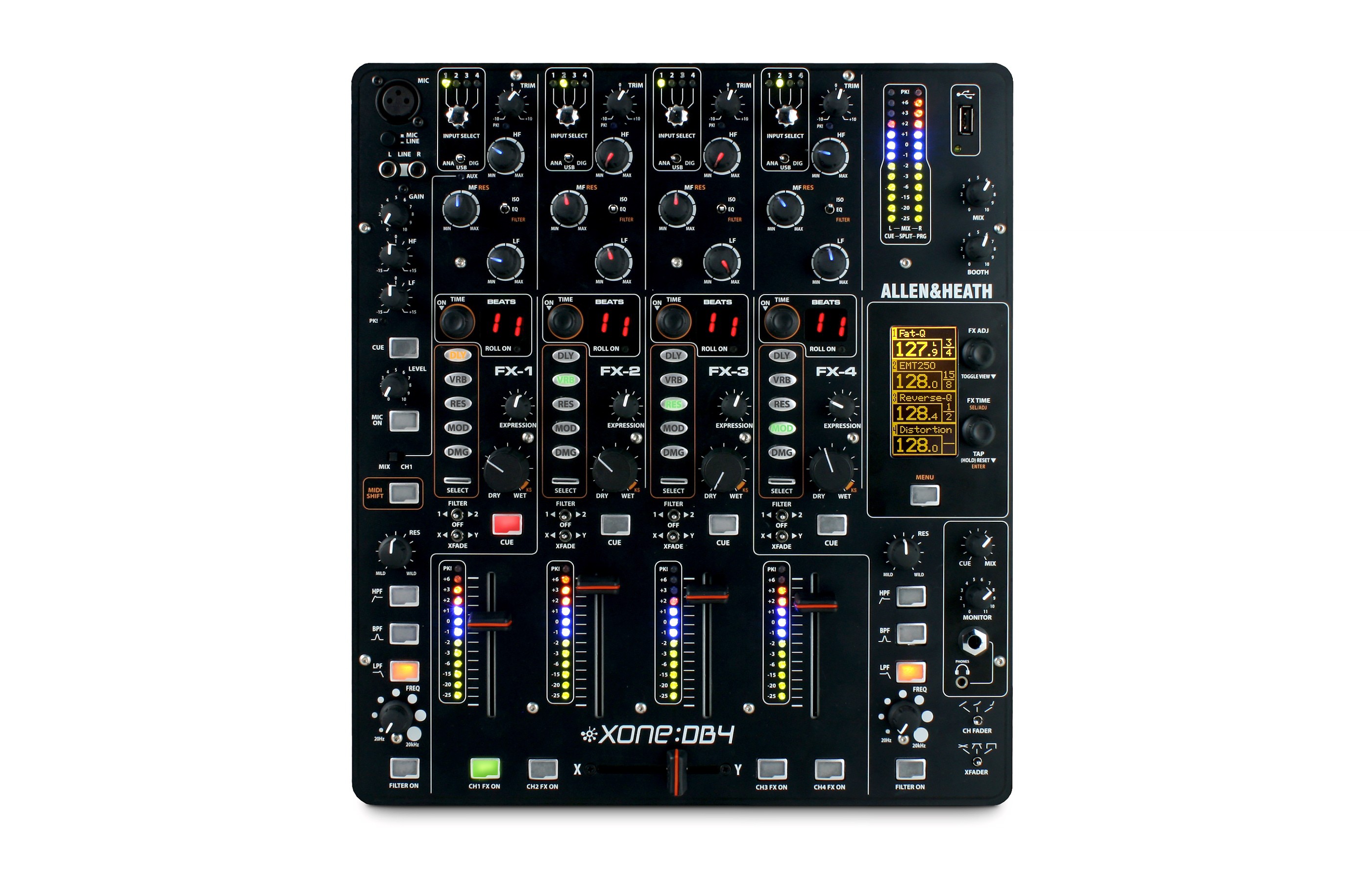 Allen & Heath Xone DB4 Digital Fx DJ Mixer