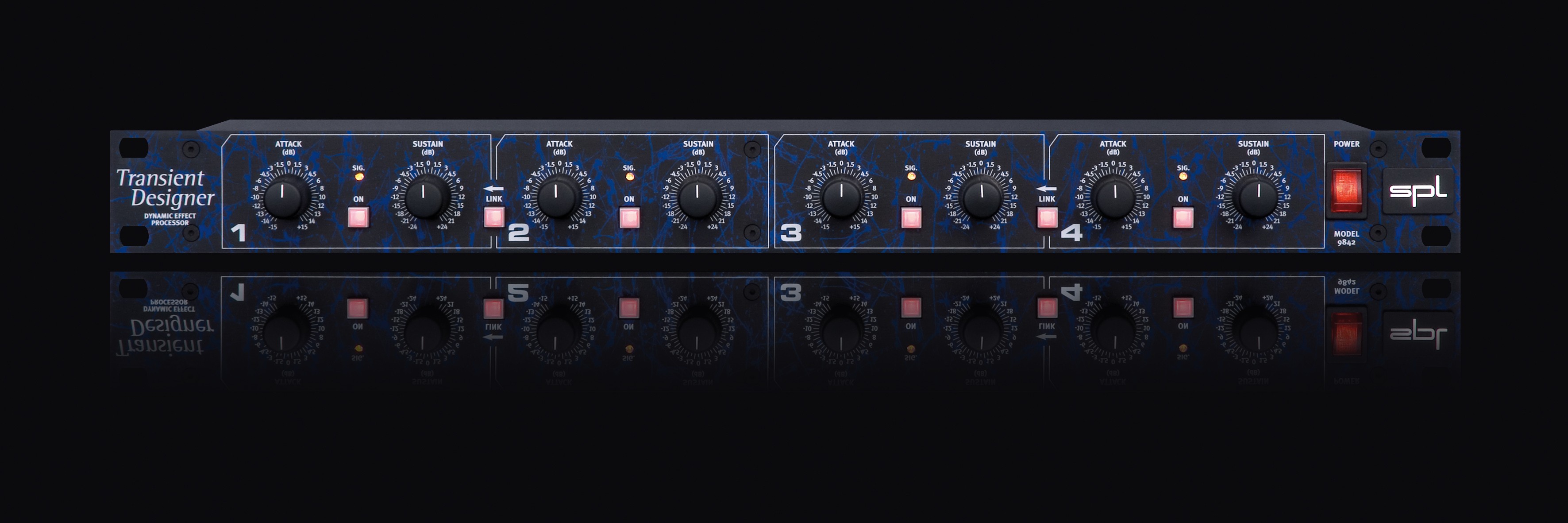 SPL TRANSIENT DESIGNER 4 Traitement de Dynamique 4 Canaux — SPL (Sound Performance Lab)