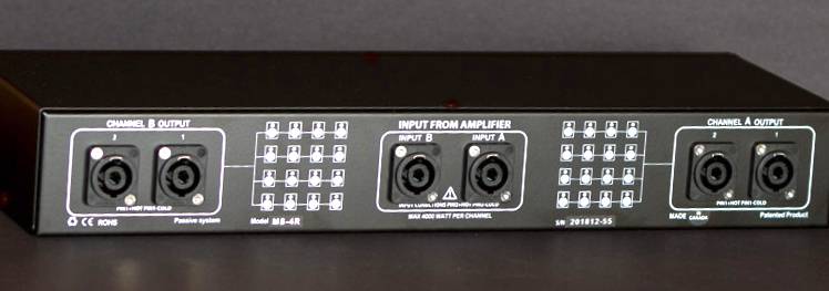 ZERO-OHM Dispositif Passif d'Interconnection Ampli / Multi-Enceintes de Sonorisation