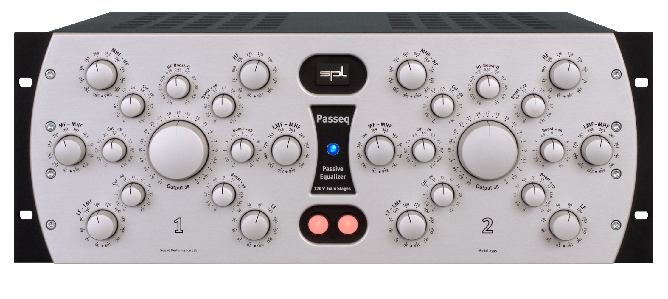 SPL PasseQ - Egaliseur passif 6 bandes 2 canaux