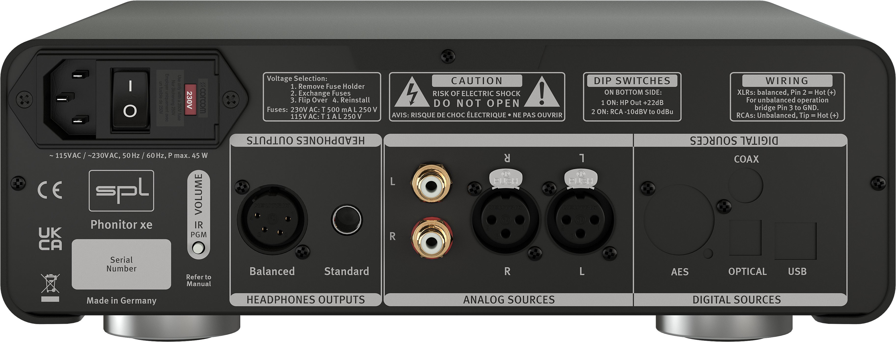 SPL PHONITOR Xe Amplificateur de Casque Audiophile Haut de Gamme
