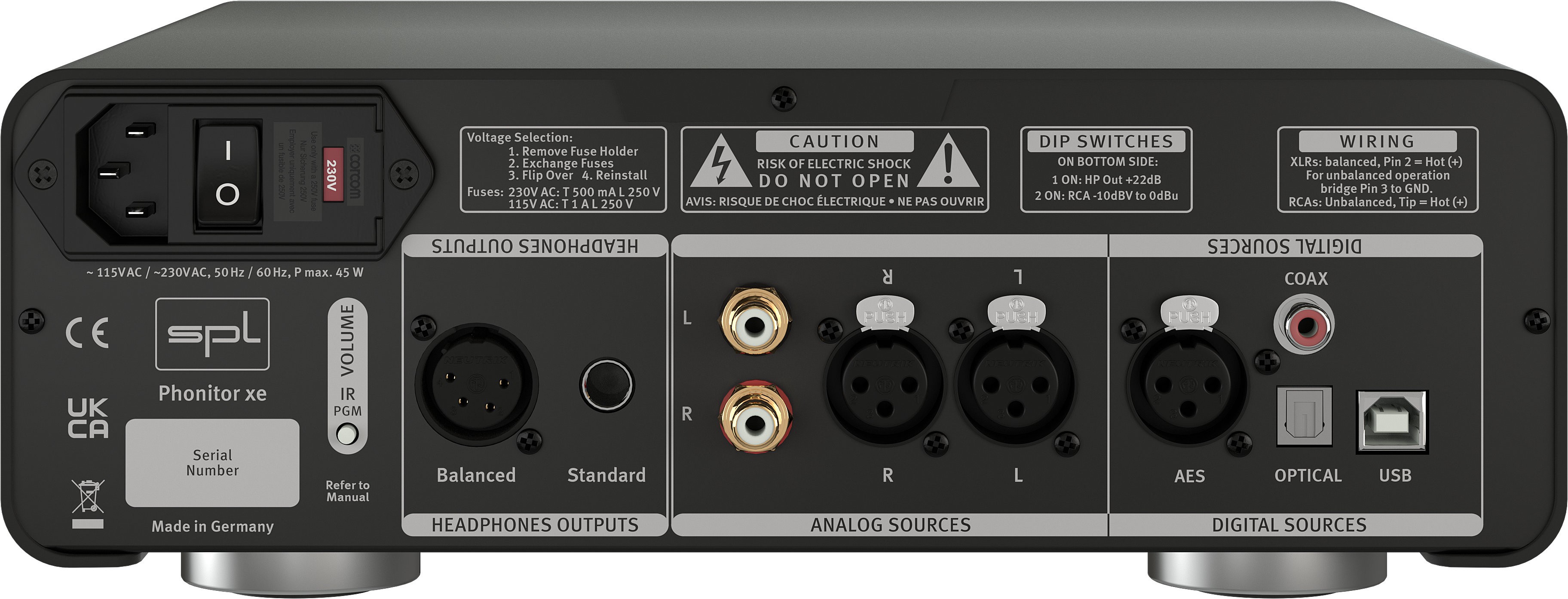 SPL PHONITOR Xe Amplificateur de Casque Audiophile Haut de Gamme