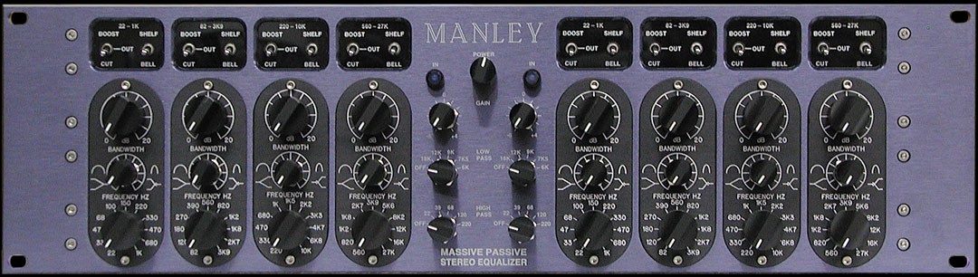 MANLEY MASSIVE PASSIVE Egaliseur à Lampes Stéréo — Manley