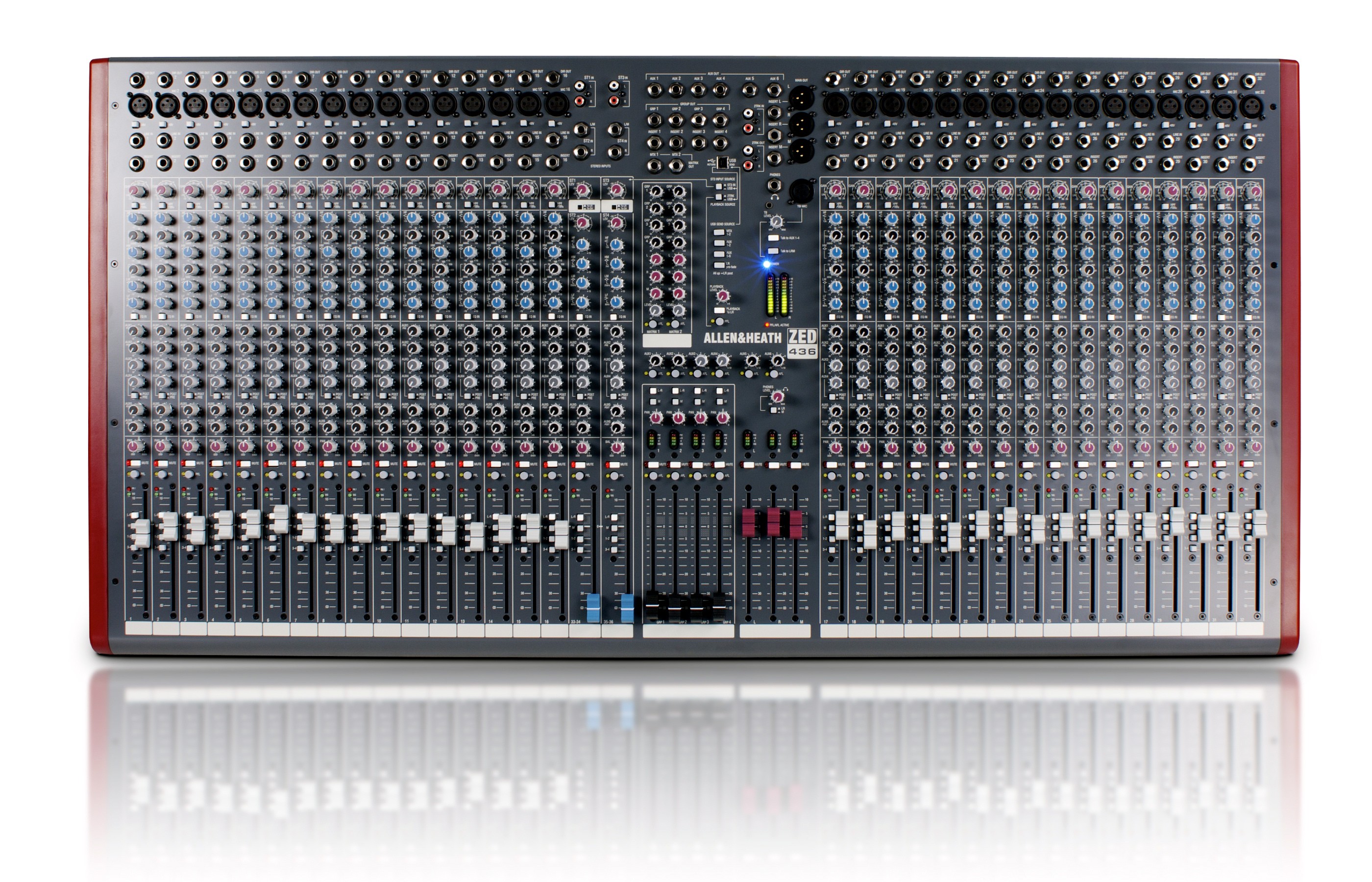 Allen & Heath ZED-436 Console de Mixage 4 Bus 32 Entrées