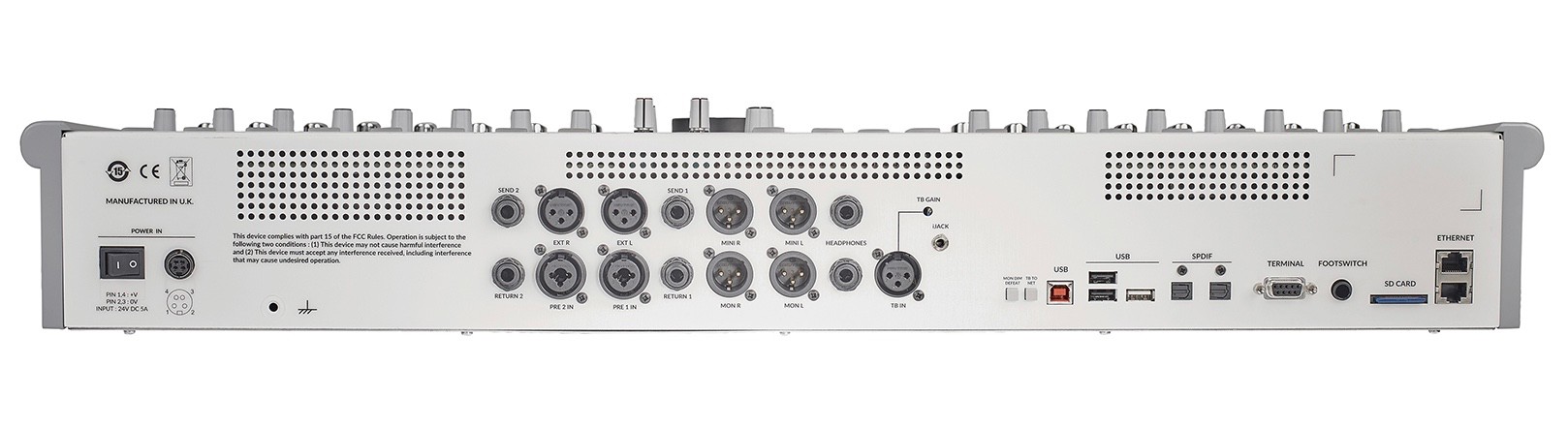 SSL Nucleus, surface de contrôle - interface USB - préamp. 2 canaux