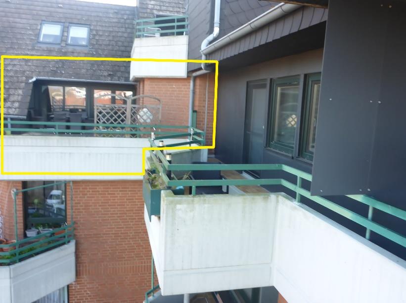 Balkon/Terrasse — Eigentumswohnung (5 Zimmer oder mehr) in Salzgitter Aktenzeichen, Kaiserstraße 4