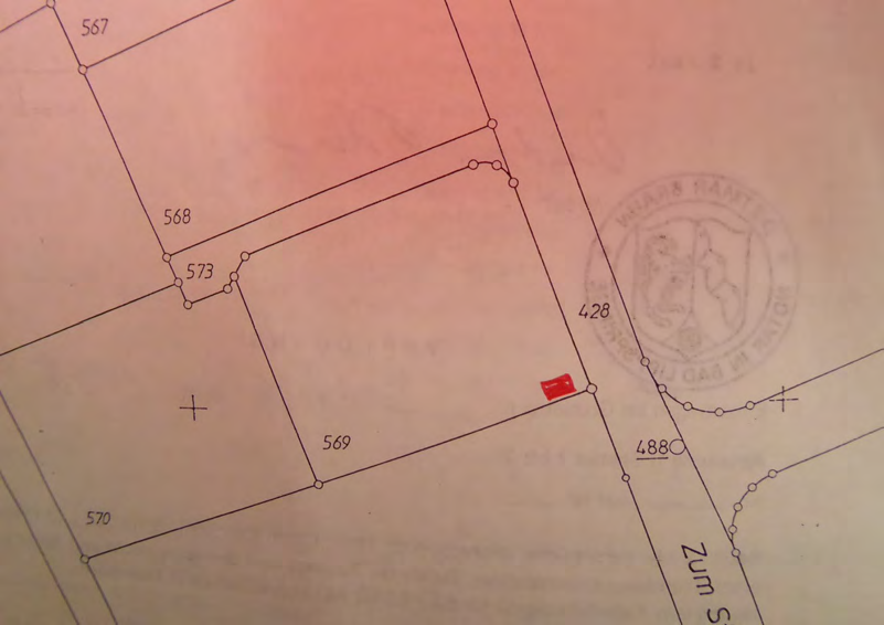 Flurkarte — Unbekannt in Bad Lippspringe, 33175