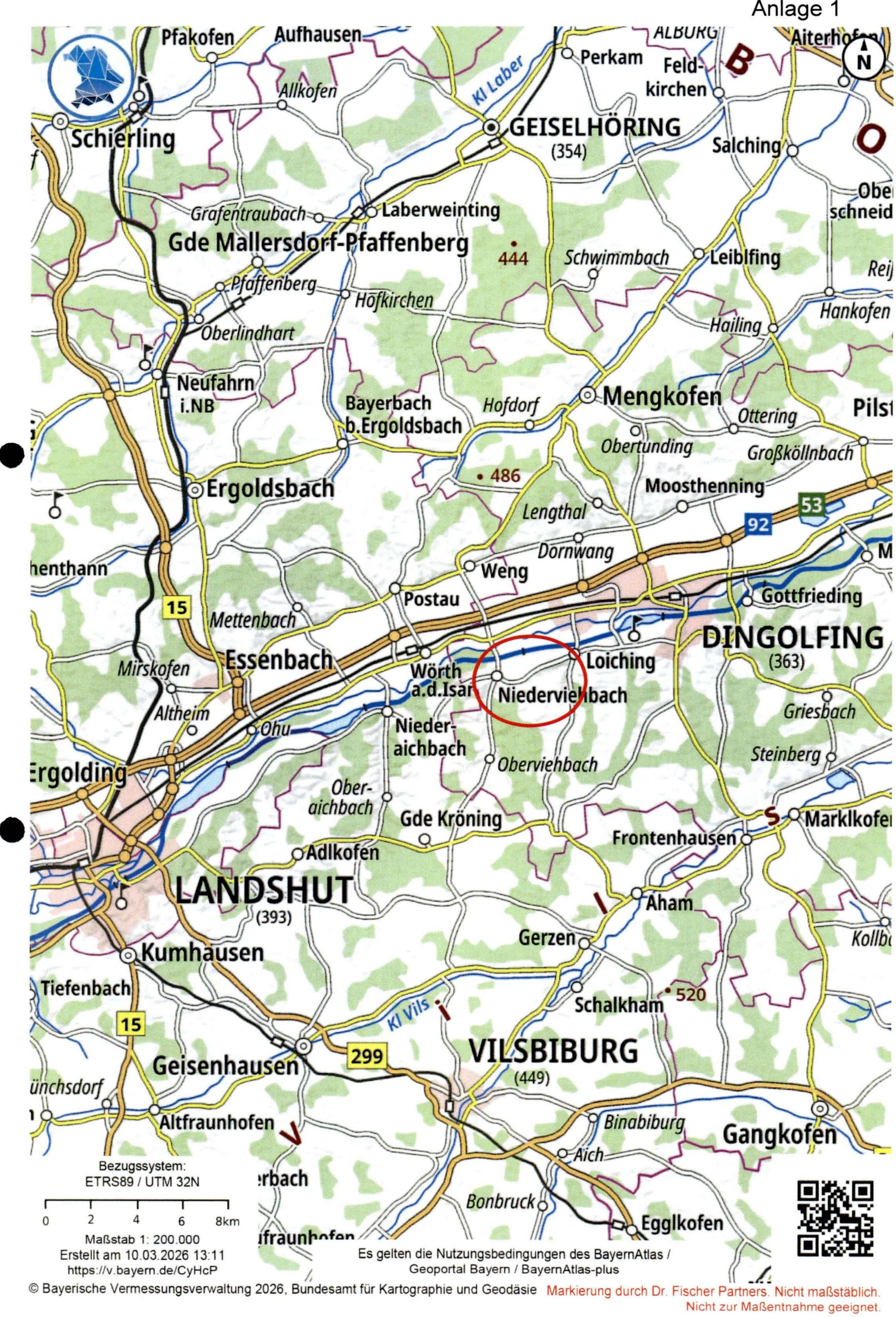 Objektfoto — Land- und forstwirtschaftlich genutztes Grundstück in Niederviehbach, Nähe Schreg / Mitterfeld