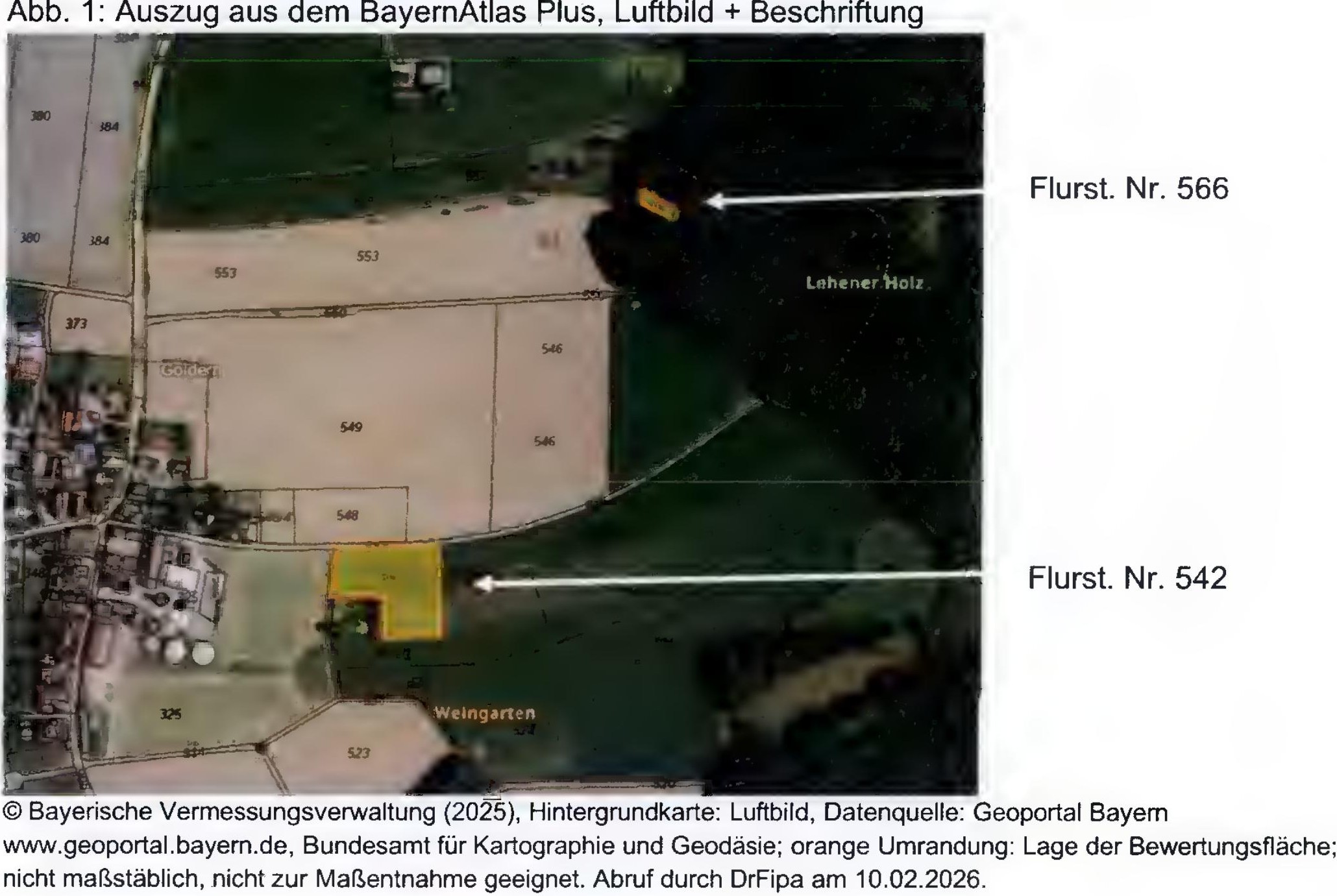 Objektfoto — Land- und forstwirtschaftlich genutztes Grundstück in Hüttenkofen, Weingarten