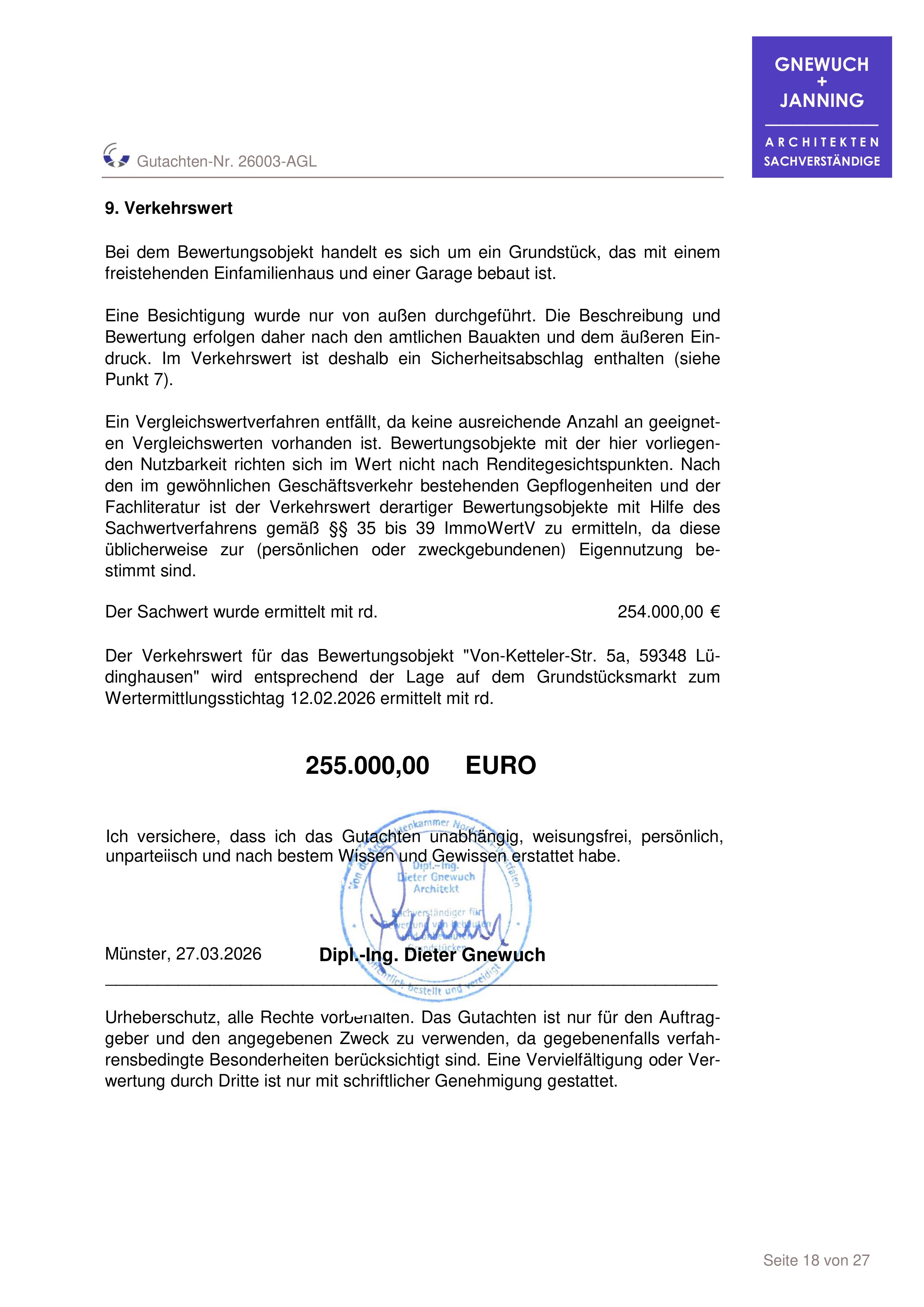 Textseite — Einfamilienhaus in Lüdinghausen