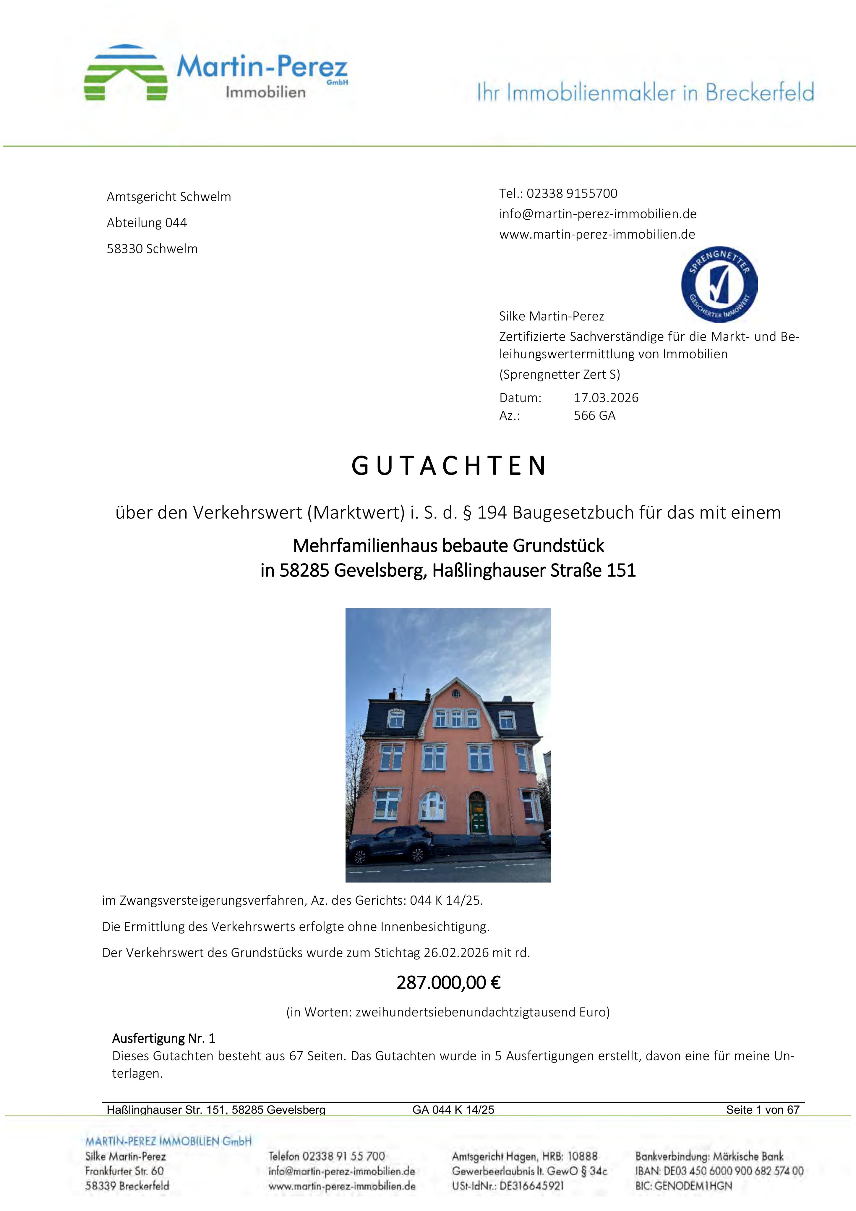 Textseite — Unbekannt in Gevelsberg