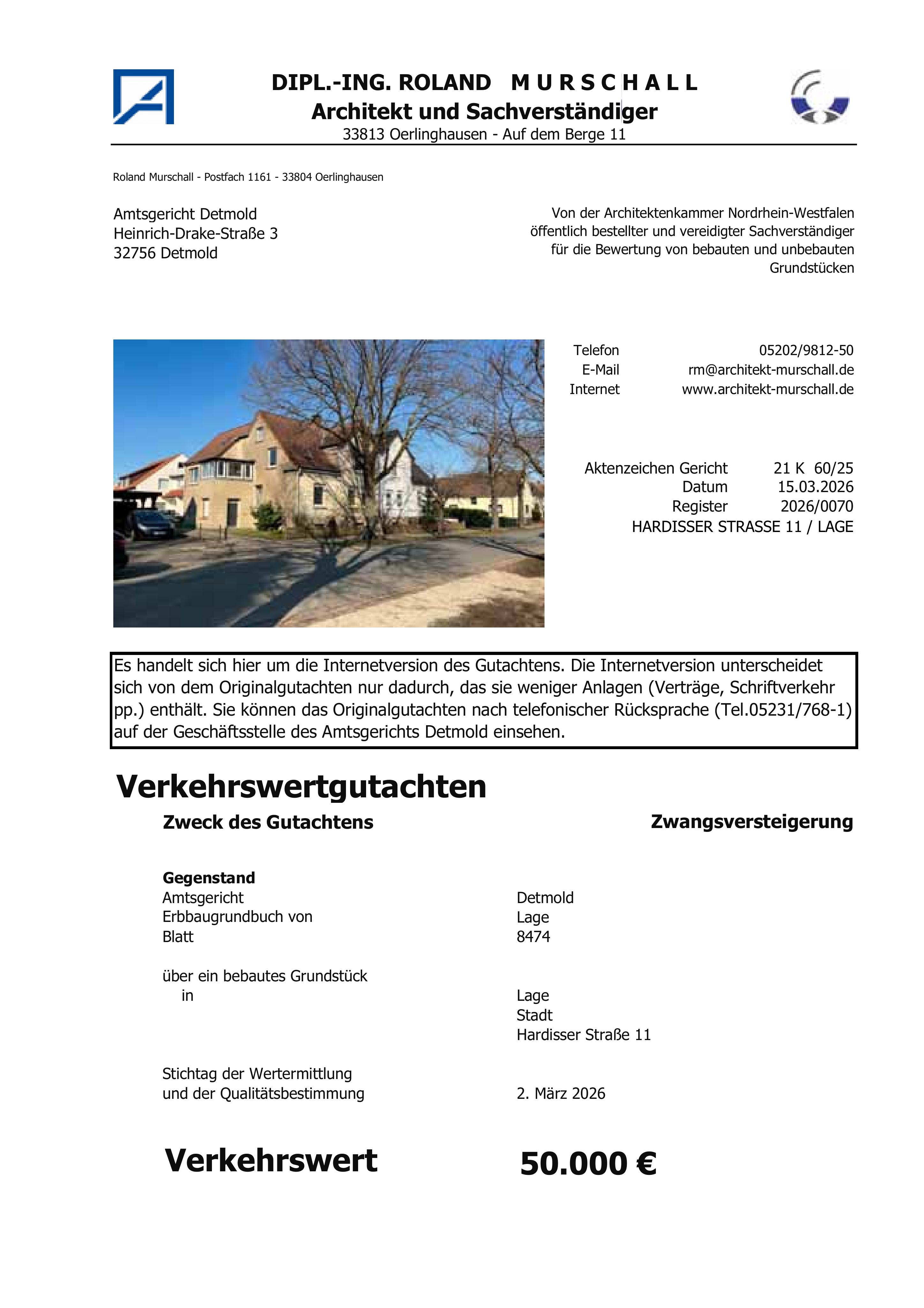 Textseite — Doppelhaushälfte in Lage