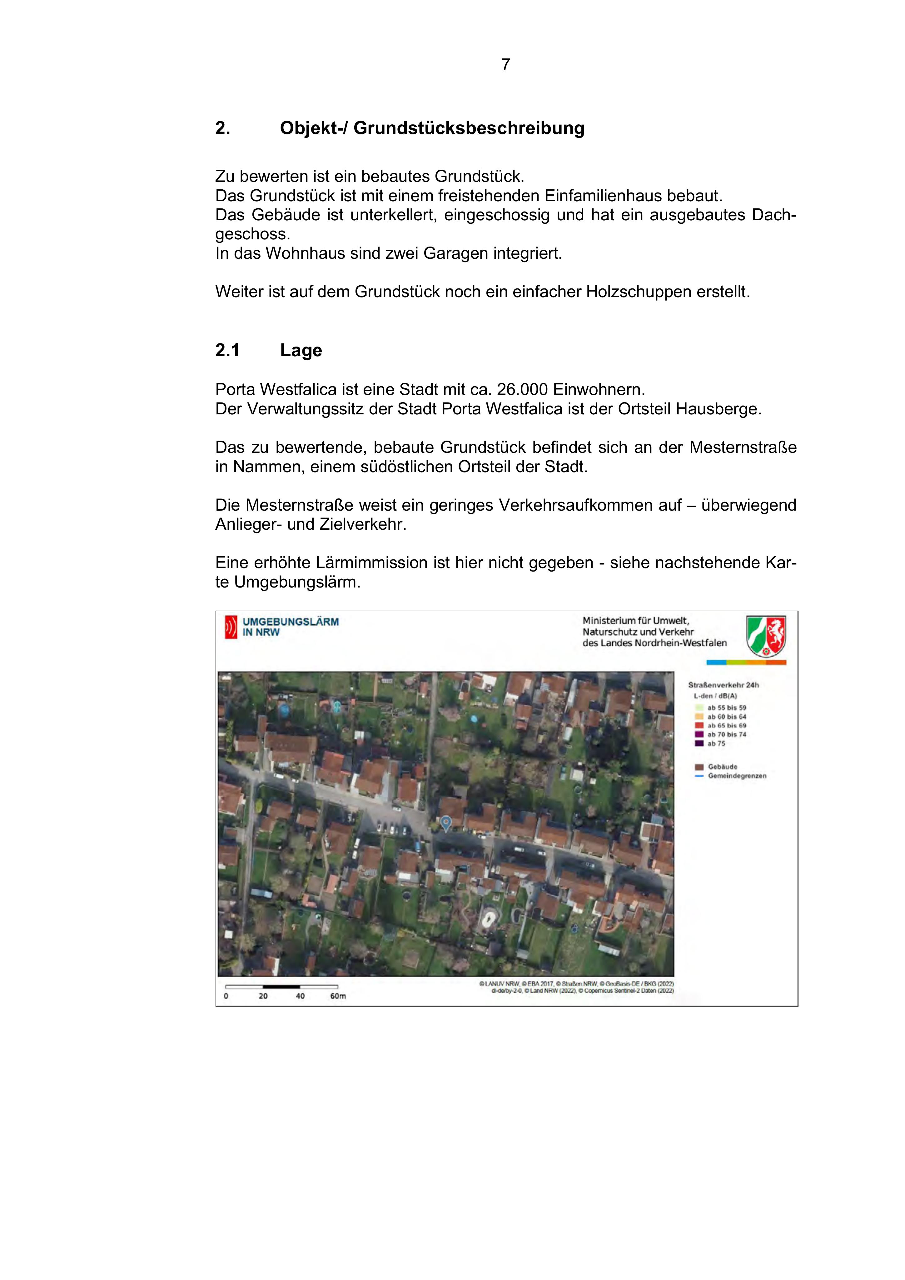 Textseite — Einfamilienhaus in Porta Westfalica