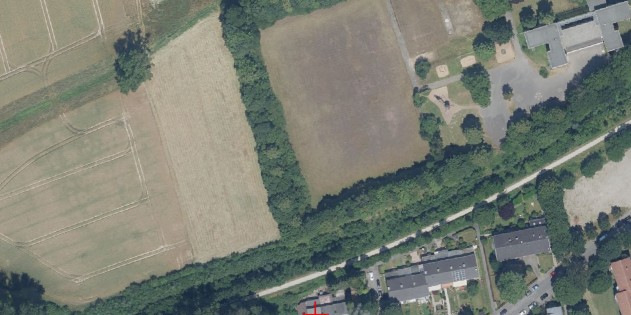 Luftbild — Einfamilienhaus in Dortmund, 44289