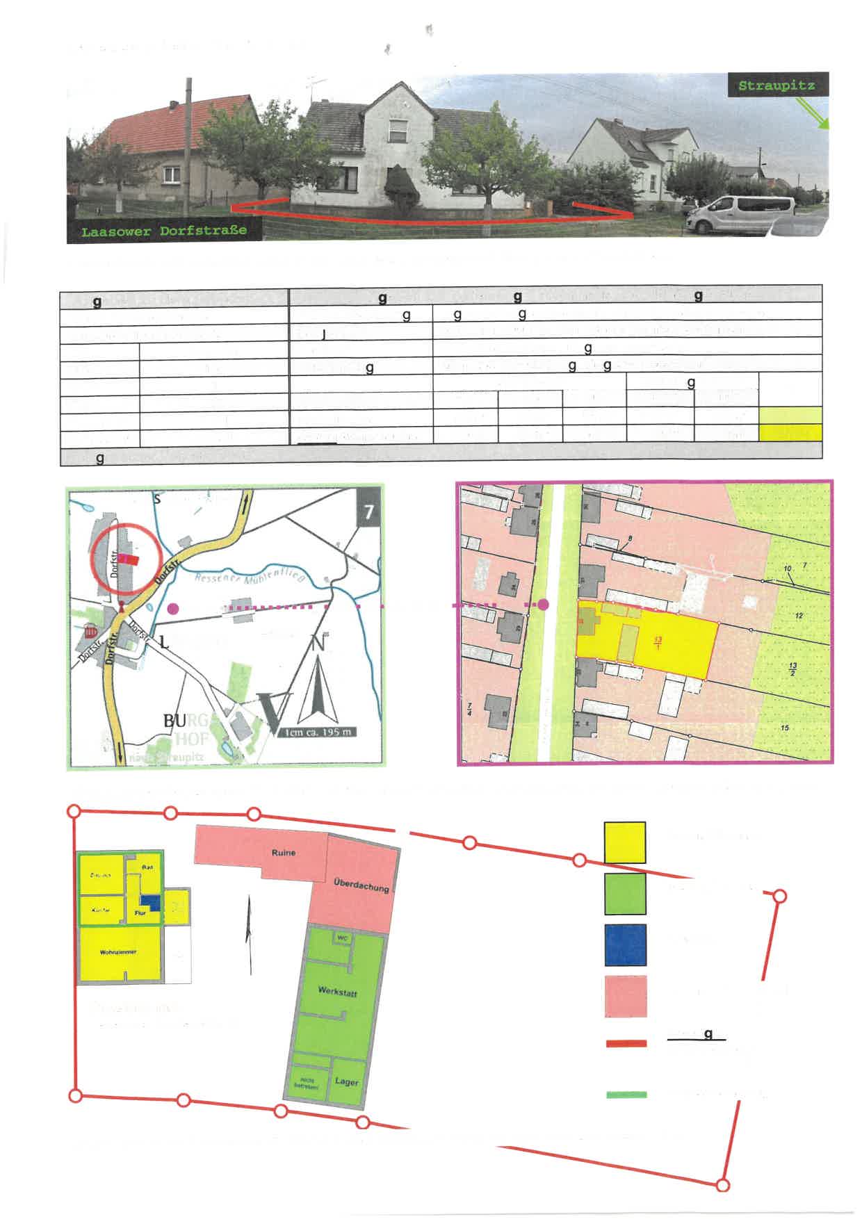 Lageplan — Einfamilienhaus Dorfstraße 32
