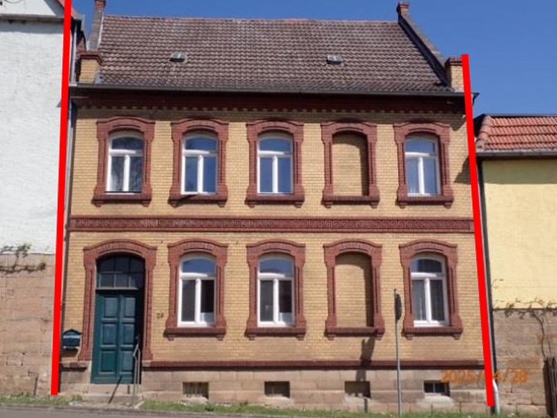 Außenansicht vorne — Einfamilienhaus in Laucha an der Unstrut, Talstraße 29