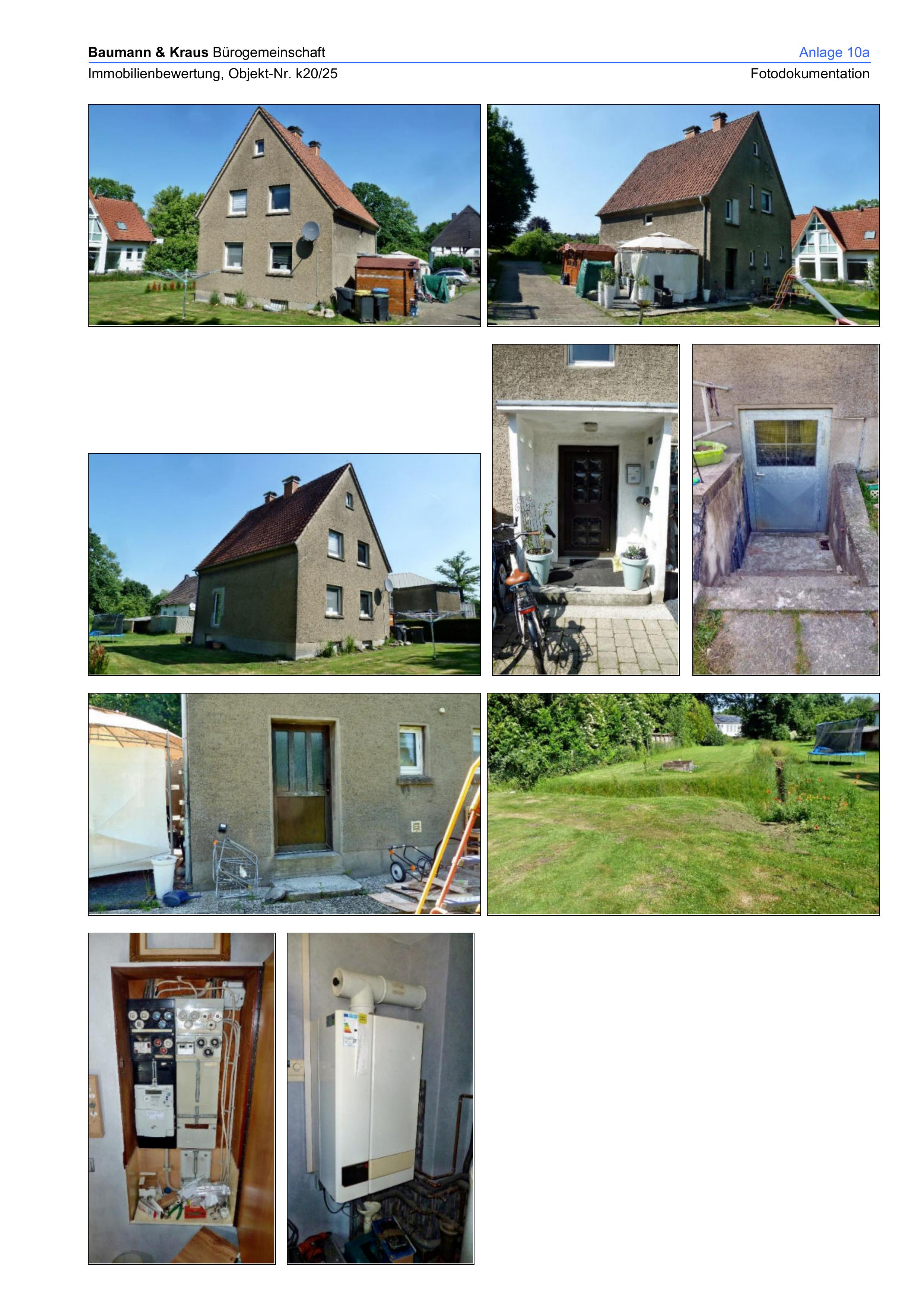 Außenansicht vorne — Einfamilienhaus in Lage, Waddenhauser Str. 41