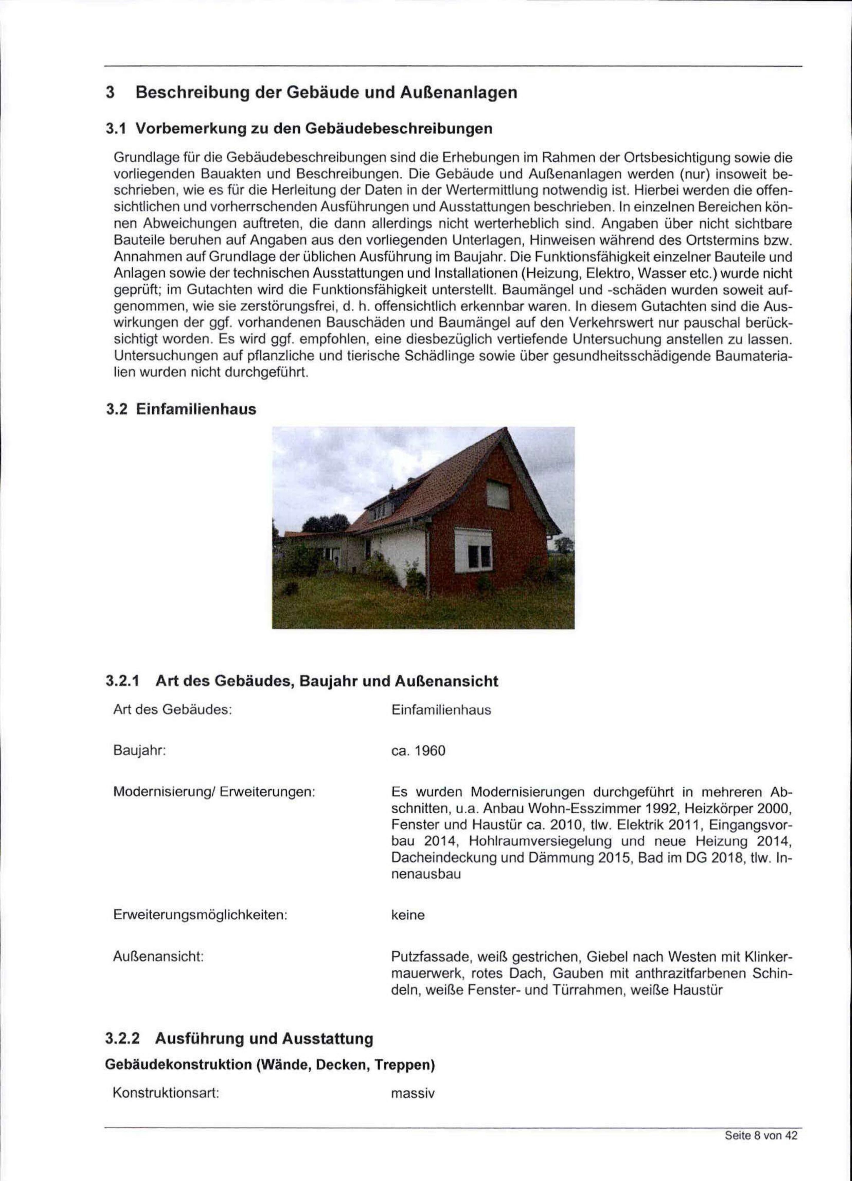 Textseite — Einfamilienhaus in Rehden
