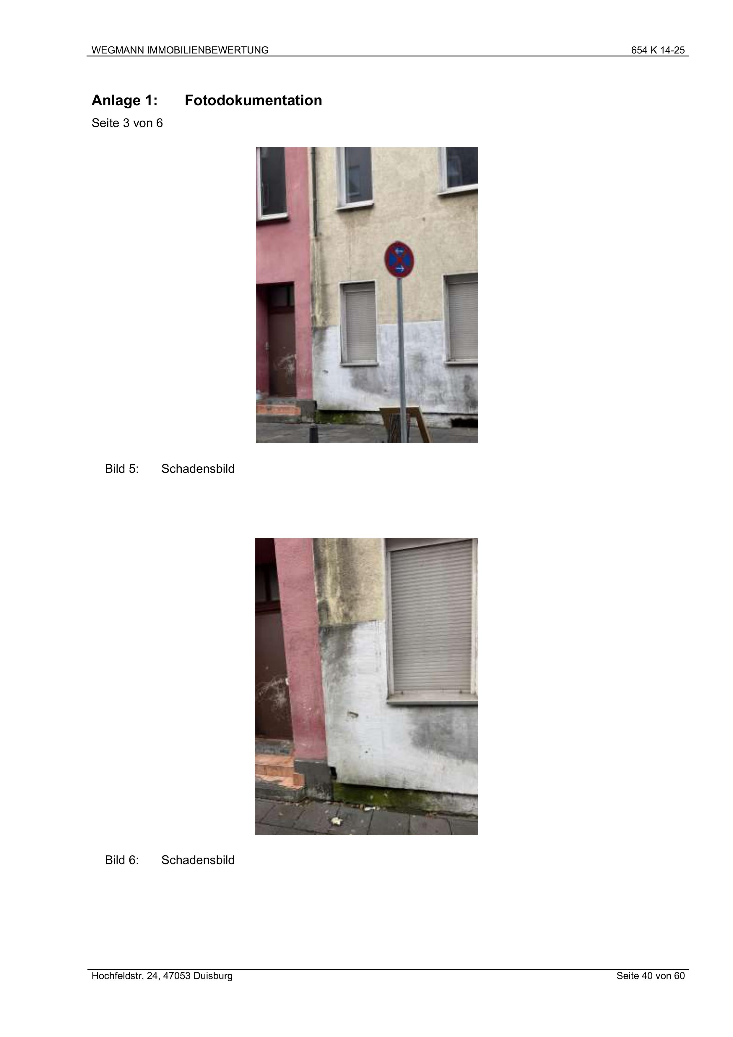 Schadensfoto — Mehrfamilienhaus in Duisburg