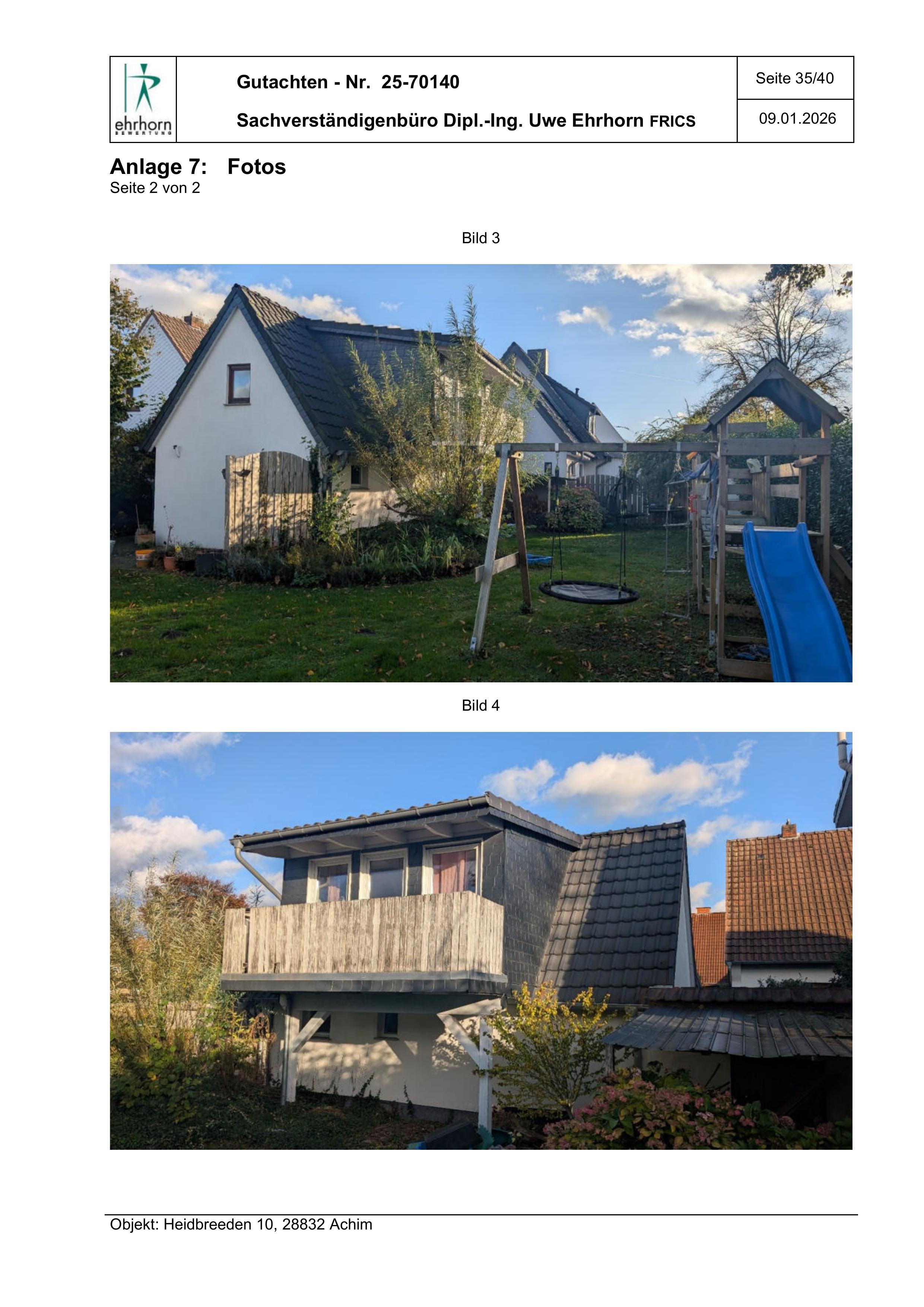 Garten — Einfamilienhaus in Achim, Heidbreeden 10