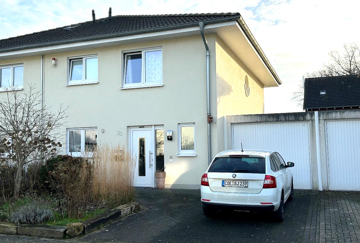 Außenansicht vorne — Doppelhaushälfte in Münster, Merschkamp 49