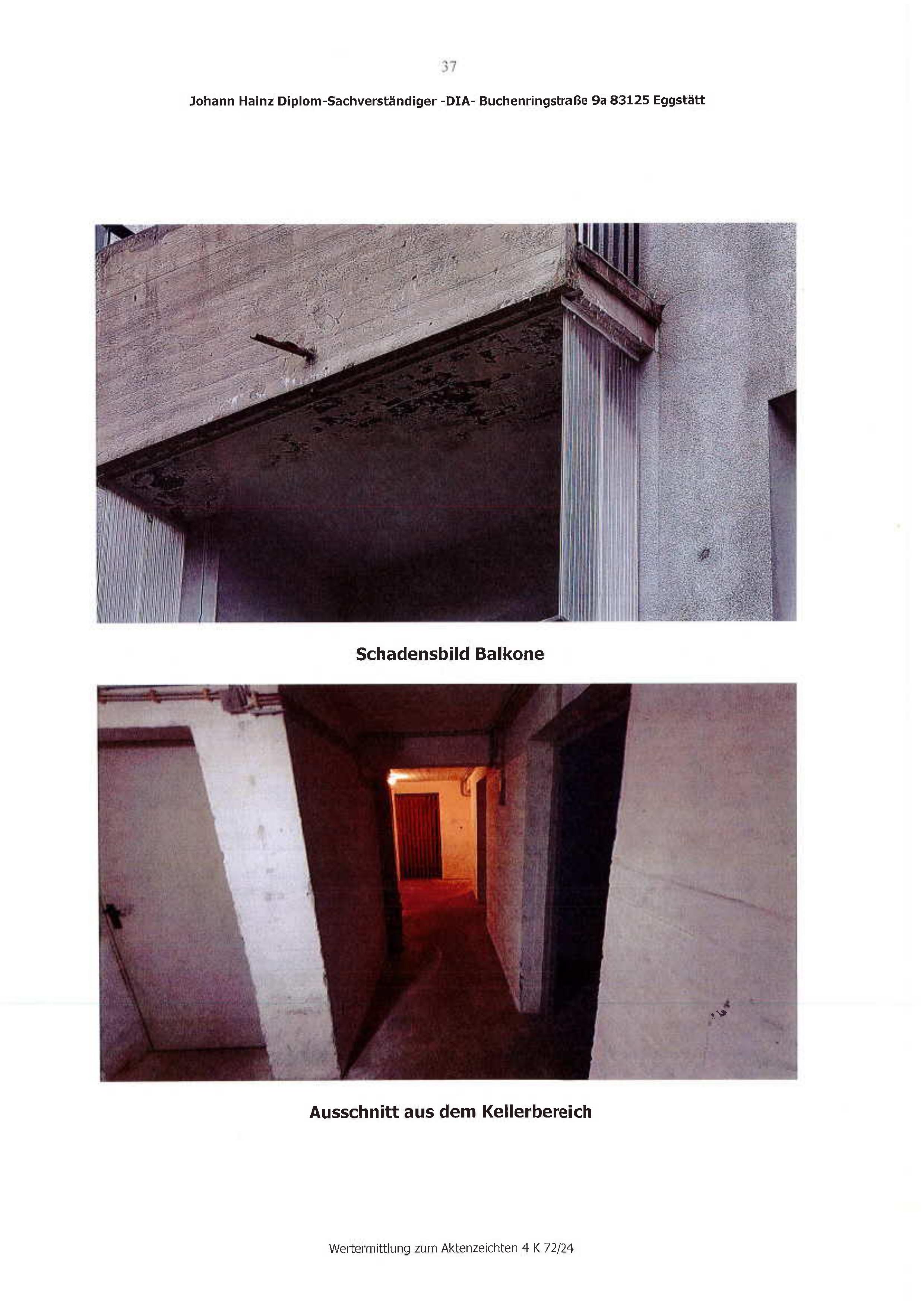 Schadensfoto — Garage in Eggstätt