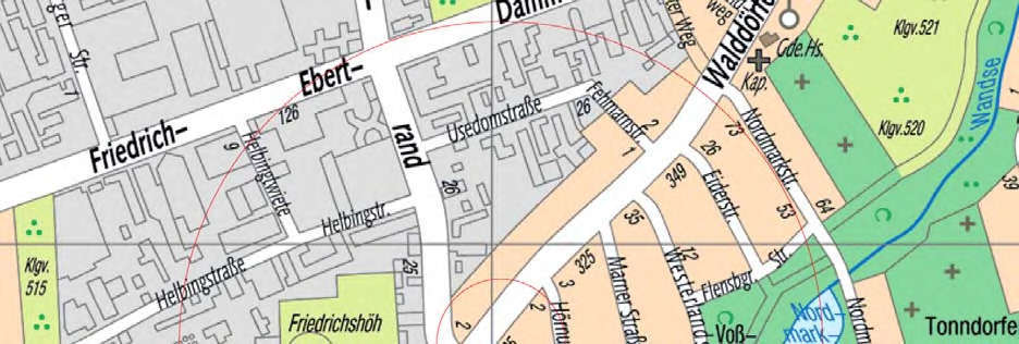 Lagekarte — Eigentumswohnung in Hamburg, 22047