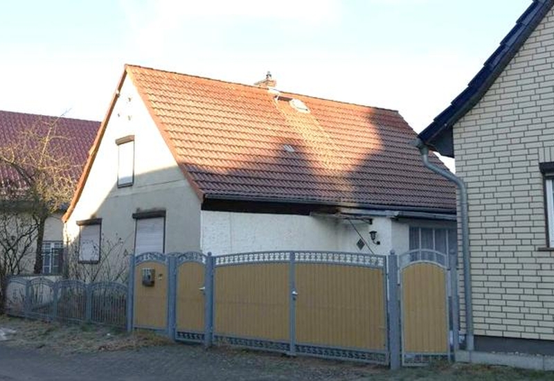 Außenansicht vorne — Einfamilienhaus in Möckern, Dorfstraße 16