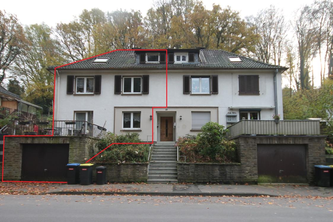 Außenansicht vorne — Mehrfamilienhaus in Solingen, Ittertalstraße 59