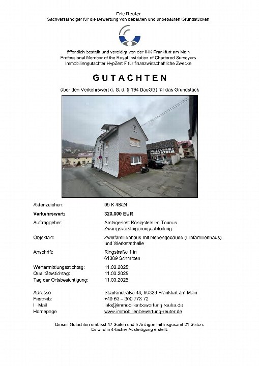 Textseite — Mehrfamilienhaus in Schmitten