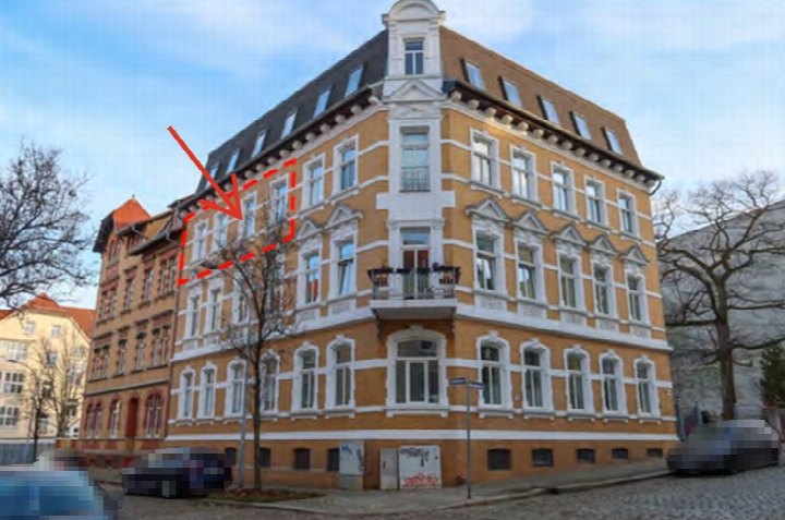 Außenansicht vorne — Eigentumswohnung in Zeitz, Einsteinstraße 5