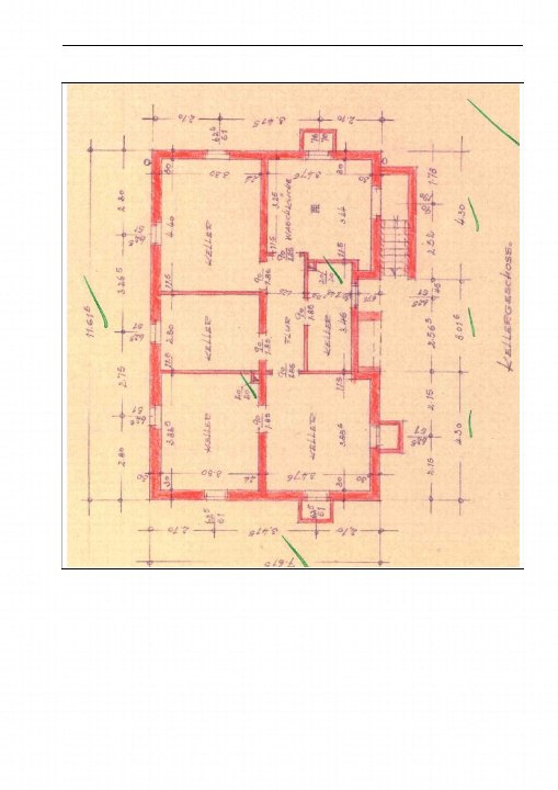 Grundriss — Garage Gartenstraße 48, Flur 4, Flurstück 163/9, Gelnhausen