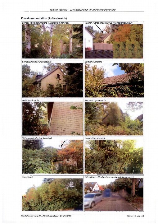 Außenansicht vorne — Einfamilienhaus in Hamburg, MNordalbingerweg 97