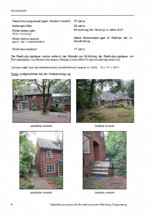 Textseite — Garage in Hatten