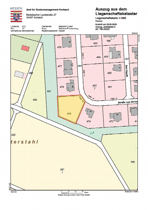 Textseite — Einfamilienhaus in Bromskirchen
