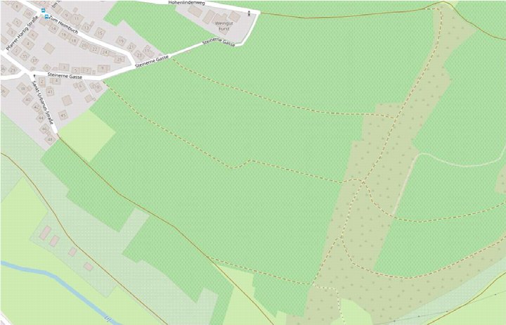 Lagekarte — Land- und forstwirtschaftlich genutztes Grundstück in Karlstein am Main, 63791