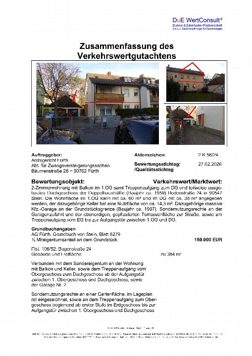 Textseite — Eigentumswohnung in Stein