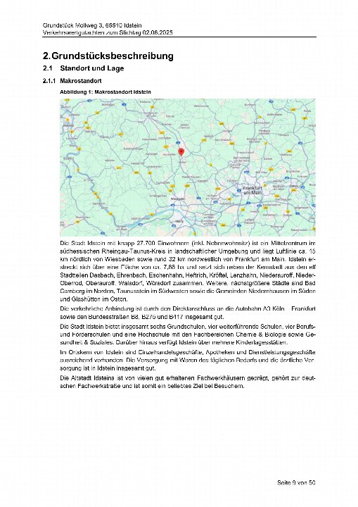 Textseite — Doppelhaushälfte in Idstein Grundstück