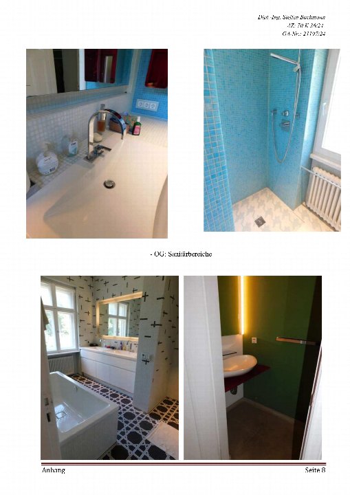 Bad/Sanitär — Einfamilienhaus in Berlin-Wilmersdorf Wertermittlungs-, Johannisberger Straße 26