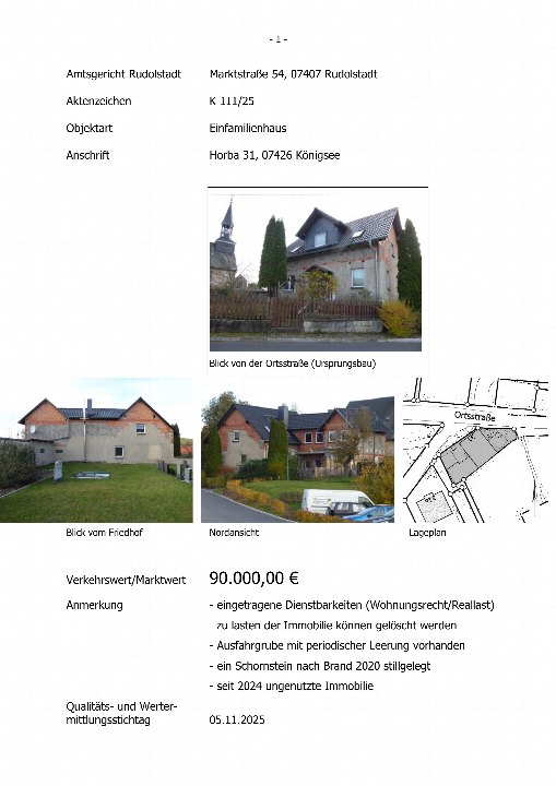 Textseite — Einfamilienhaus in Königsee