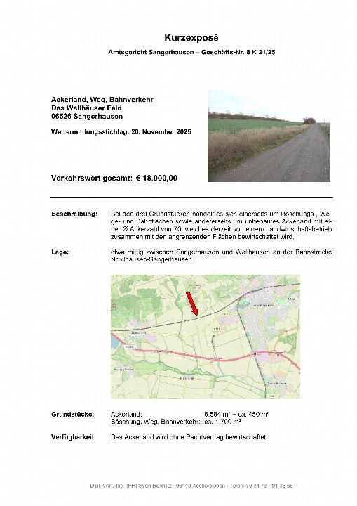 Textseite — Sonstiges in Sangerhausen
