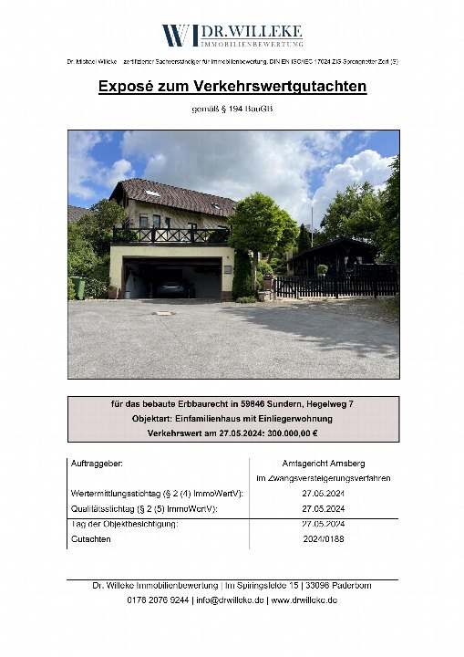 Textseite — Eigentumswohnung in Sundern