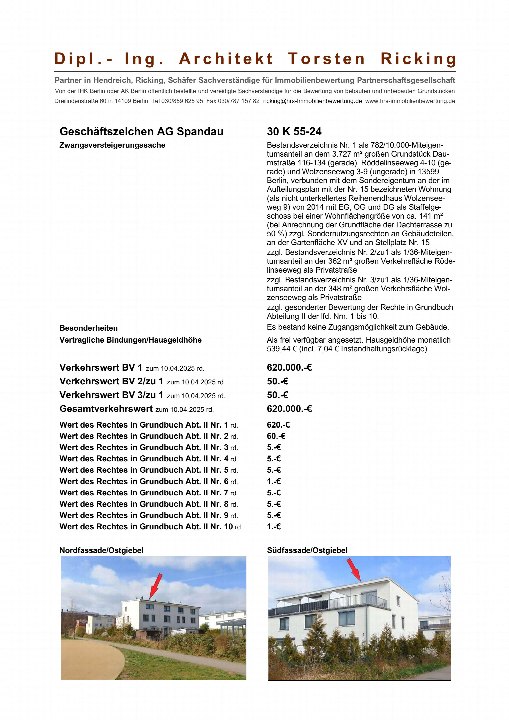 Textseite — Reihenhaus in Berlin