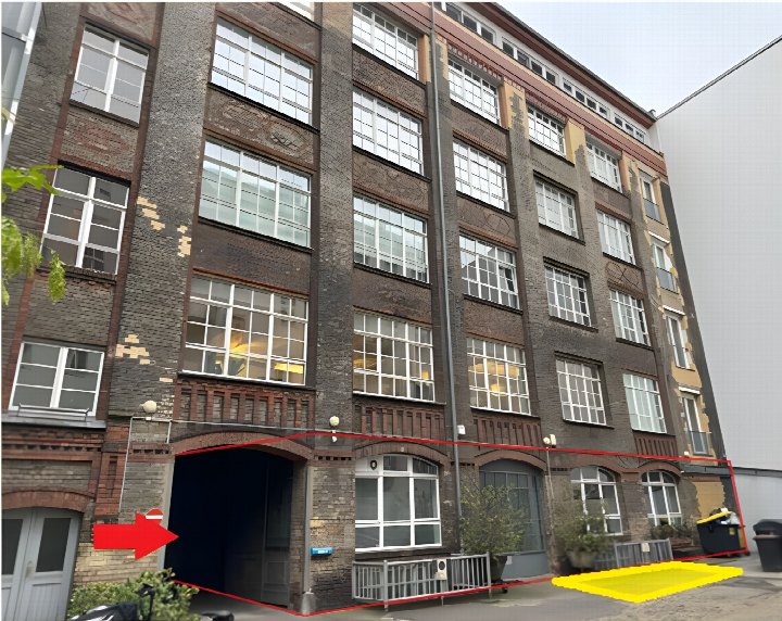 Eingang — Gewerbeeinheit (z.B. Laden, Büro) in Berlin, Schlesische Straße 20