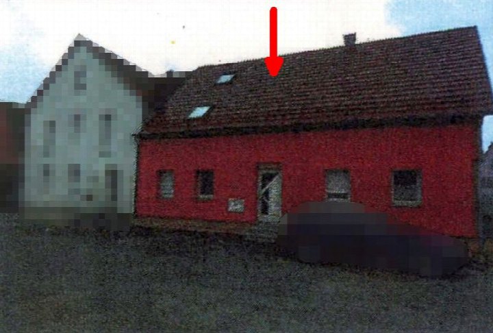 Außenansicht vorne — Garage in Stocksberg, Kirchbrunnenstraße 3