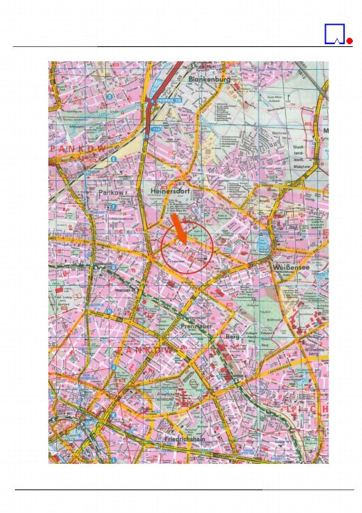 Lagekarte — Grundstück in Berlin-Weißensee, 13086