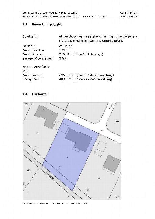 Textseite — Einfamilienhaus in Coesfeld