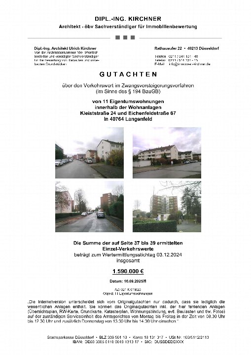 Textseite — Eigentumswohnung in Langenfeld